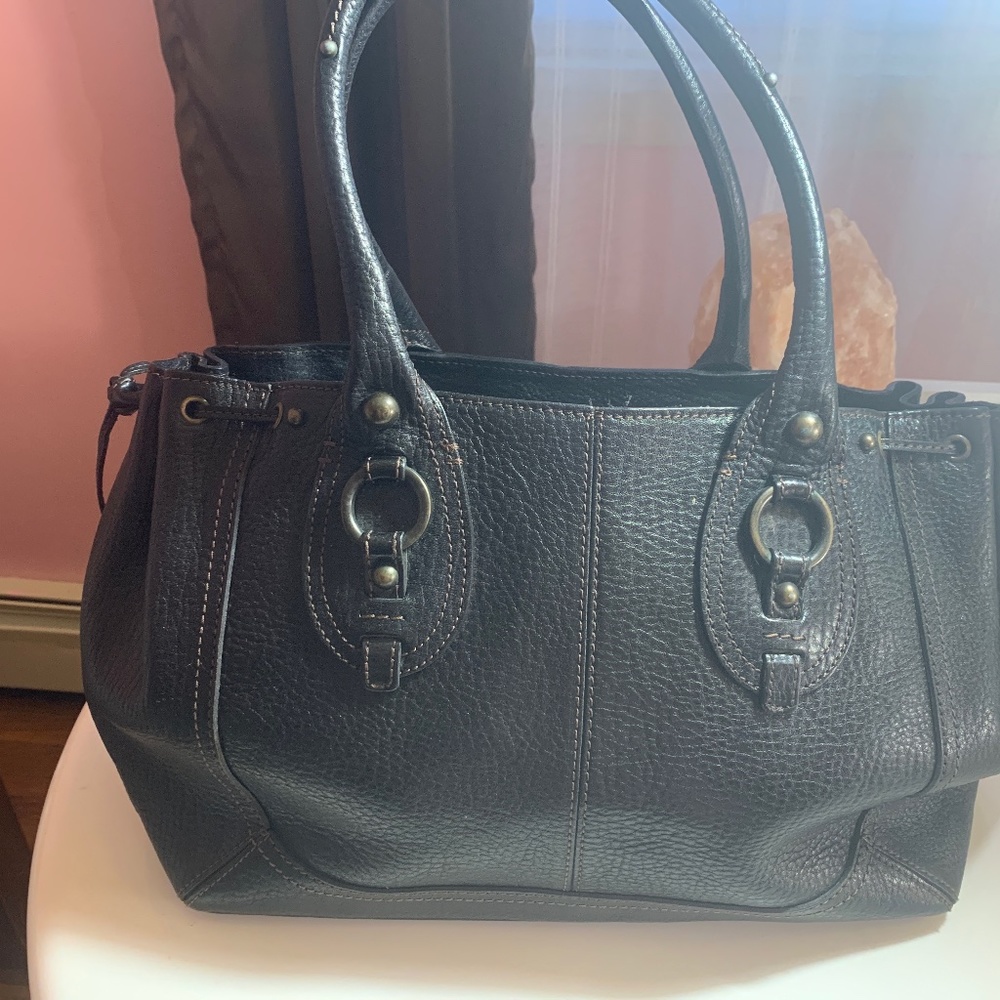 Bannana Republic leather pebbled leather bag